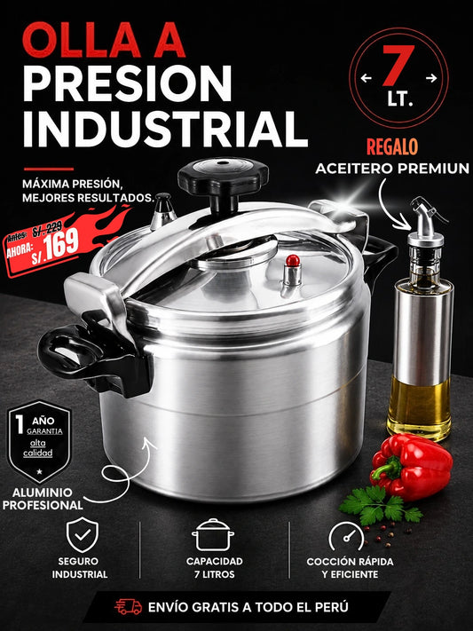 OLLA A PRESIÓN PROFESIONAL 7 LT.