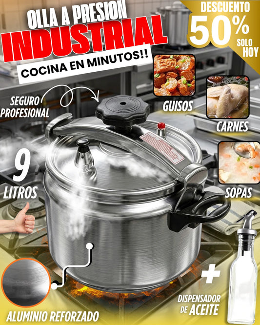 OLLA A PRESIÓN INDUSTRIAL 9 LT.